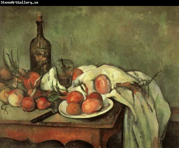 Paul Cezanne Nature morte aux oignons